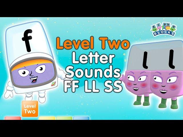 #Stayathome - Alphablocks Level Two | Letter Sounds - FF LL SS | #HomeSchooling