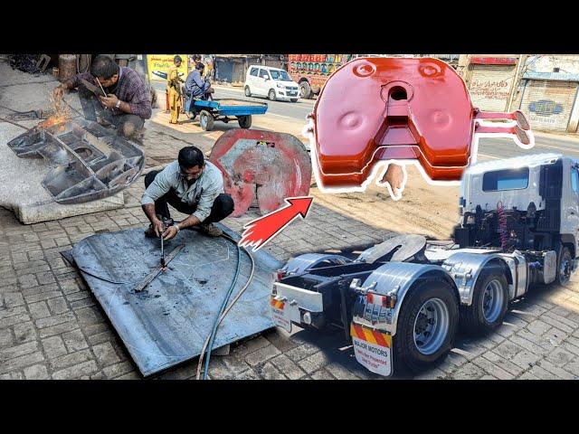 How Truck Trailer Fifth wheel are Made From Pakistan High Strength Sheet | fifth wheel manufacturing