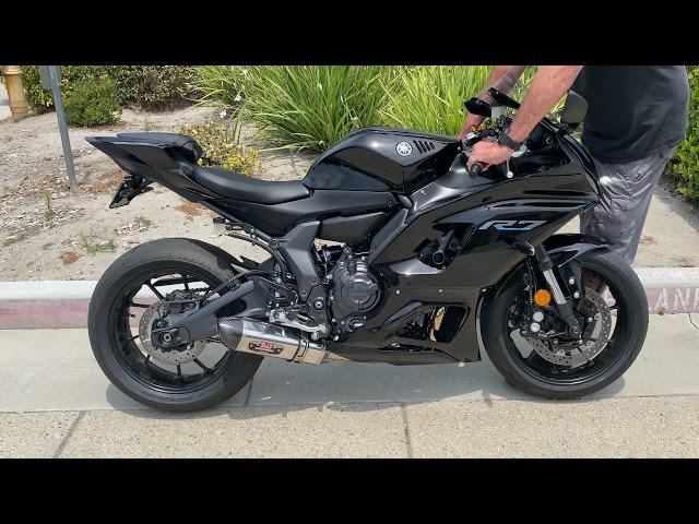 2022 Yamaha R7 Sound-Stock vs. Yoshimura R-77 Full system