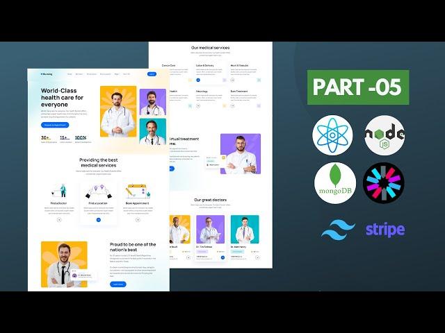 MERN Stack Doctor Appointment Booking Website API Integration & Data Fetching in React Js | PART - 2