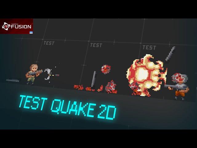 TEST QUAKE 2D - GRENADE LAUNCHER (Platformer) Clickteam Fusion 2.5