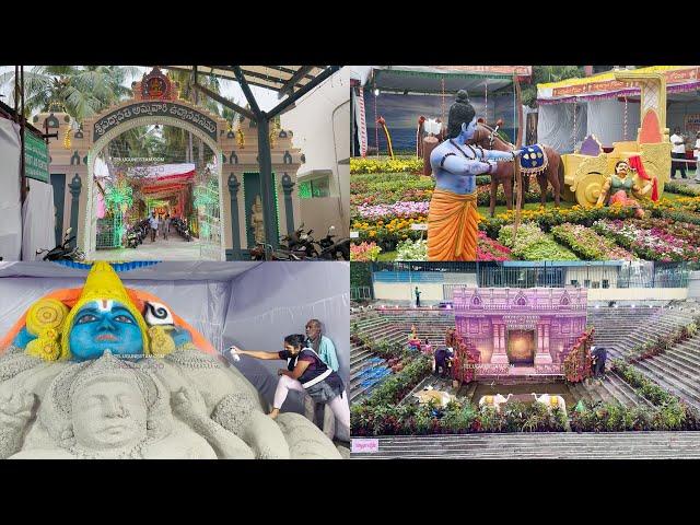 Beautiful Special Flower Show At Tiruchanur Temple For Karthika Brahmotsavams 2024