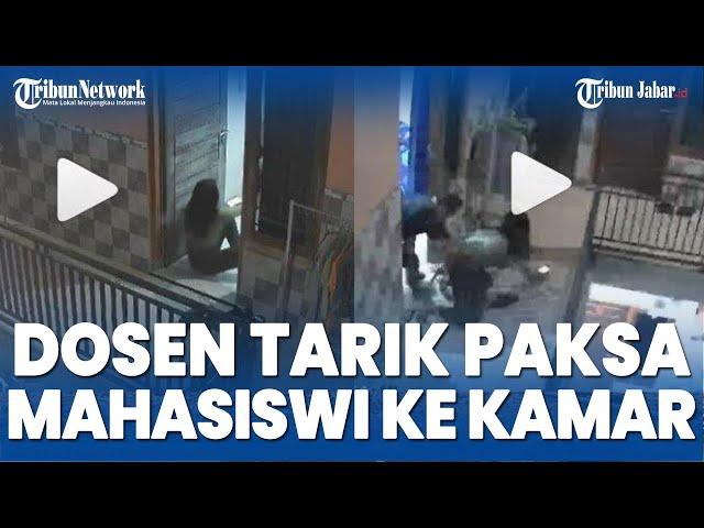 VIRAL TEREKAM CCTV, DETIK-DETIK DOSEN DI BALI TARIK PAKSA MAHASISWI KE KAMAR, DIDUGA COBA RUDAPAKSA