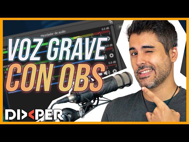 COMO hacer GRAVE tu VOZ con OBS en 1 MINUTO