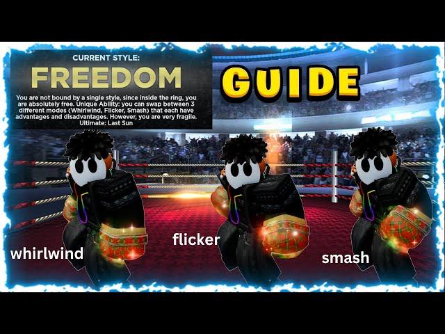 HOW TO USE THE FREEDOM STYLE!!! | Freedom Guide | (Untitled Boxing Game)