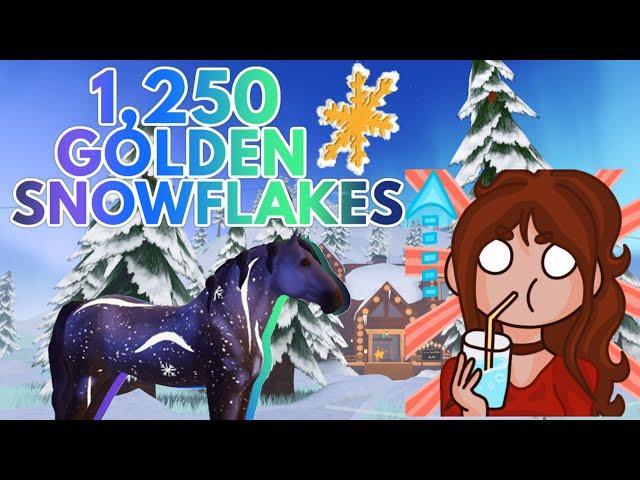 REDEEMING 1,250 GOLDEN SNOWFLAKES in WILD HORSE ISLANDS on ROBLOX (Winter Event 2023)