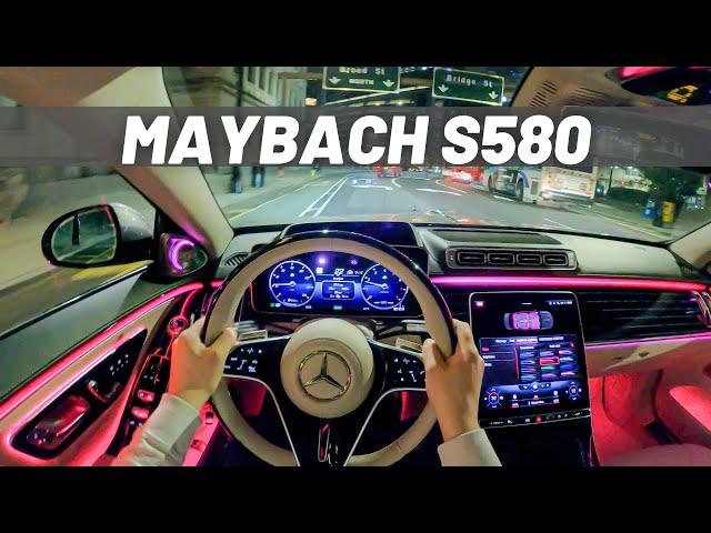 2021 Mercedes-Maybach S580 | POV NIGHT DRIVE