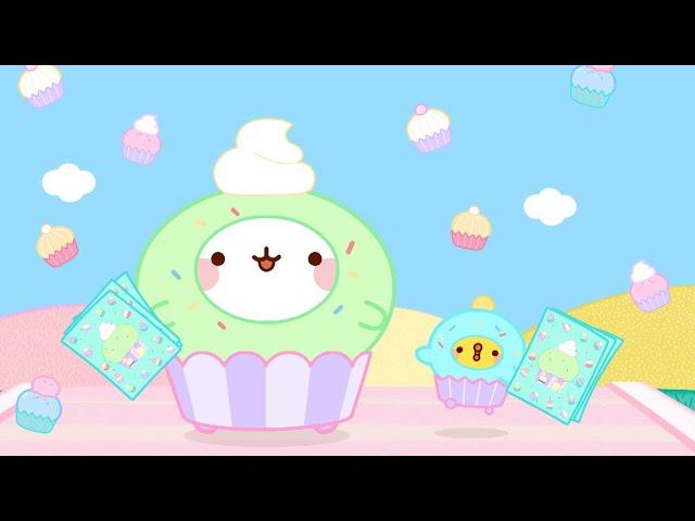 2 HOURS OF MOLANG! Molang and Piu Piu make the Best Cupcakes  | Compilation For Kids