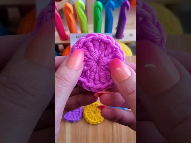 How to Crochet Magic Ring Circle #shorts