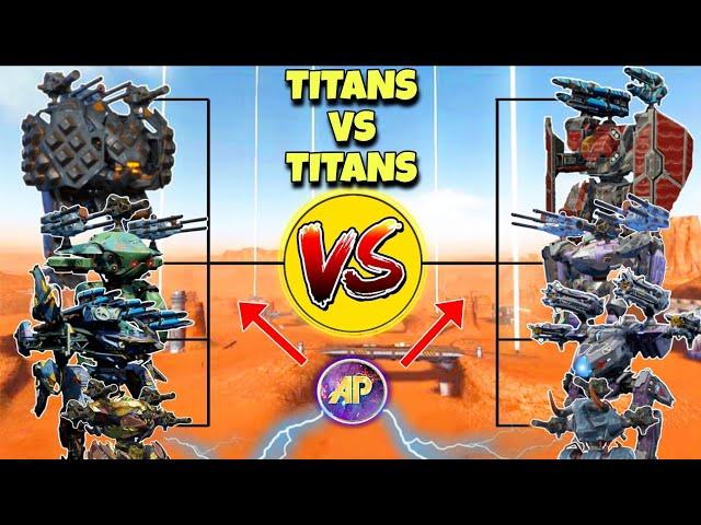  ALL TITANS ABILITY DAMAGE COMPARISON! || WAR ROBOTS TEST SERVER WR ||