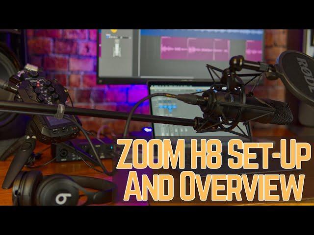 Zoom H8 Handy Recorder - Recording Stereo Acoustic Guitar In Interface Mode And Screen Cap Tutorial