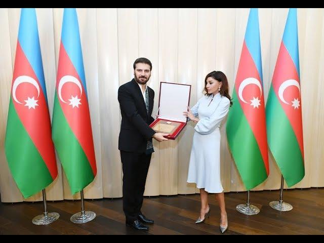 First Vice President presented honorary diploma of the President of Azerbaijan to Sami Yusuf