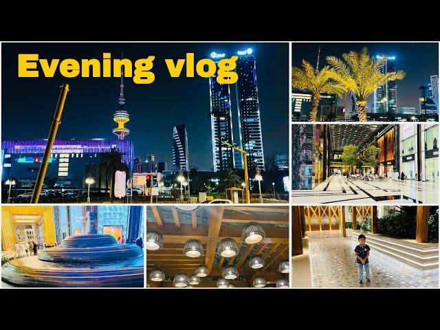 Evening vlog/ Kuwait City|| Grand avenues mall||Travel vlog  Najeema fayis