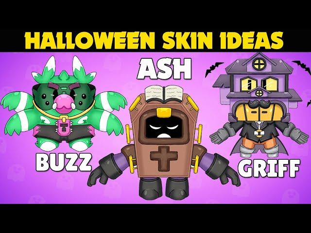 Halloween Skin Ideas For All Brawlers | By Dodiskins