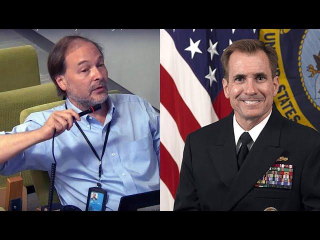 Matt Lee confronts John Kirby: You accuse Russia of being too close to NATO