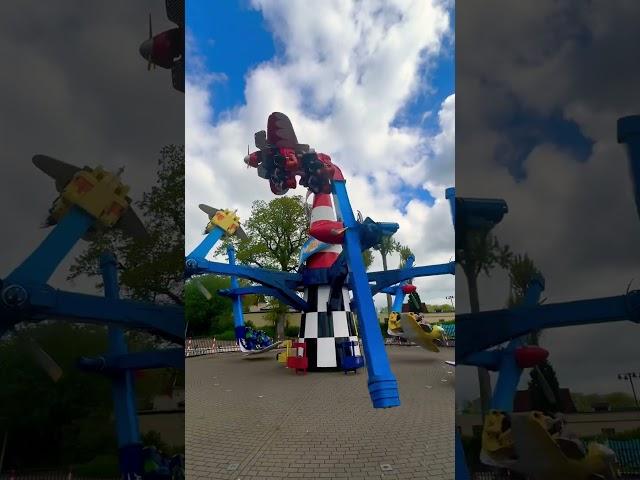 Air Race Drayton Manor #draytonmanor #themepark #air #race #thrill #ride #shorts #amusementpark