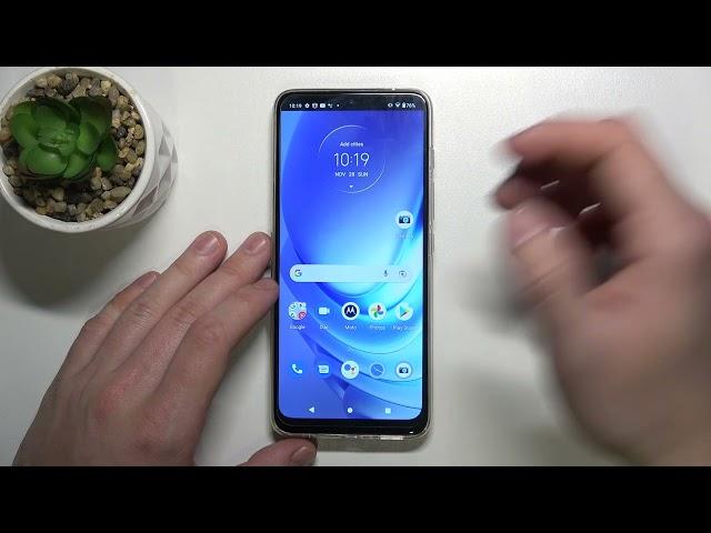 MOTOROLA Moto G50 and Home Screen Managing - Add & Remove Phone Icon