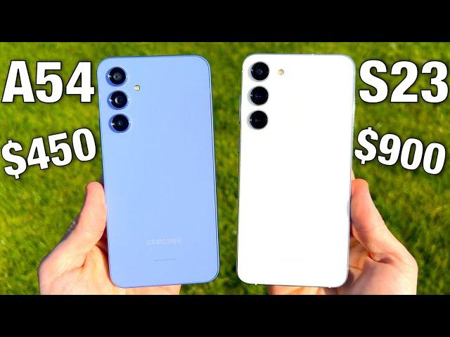 Samsung Galaxy S23 vs Galaxy A54 Real Life User Comparison!