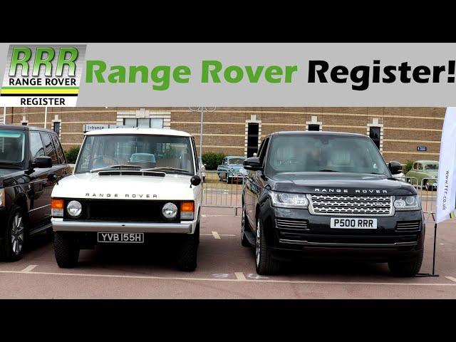 The Range Rover Register! The Best 4x4 Club By Far? Club Overview