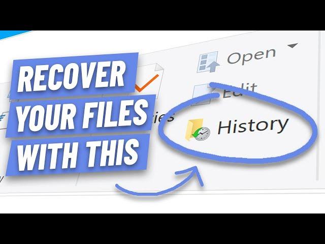 How to Recover your Files with File History | Windows 10