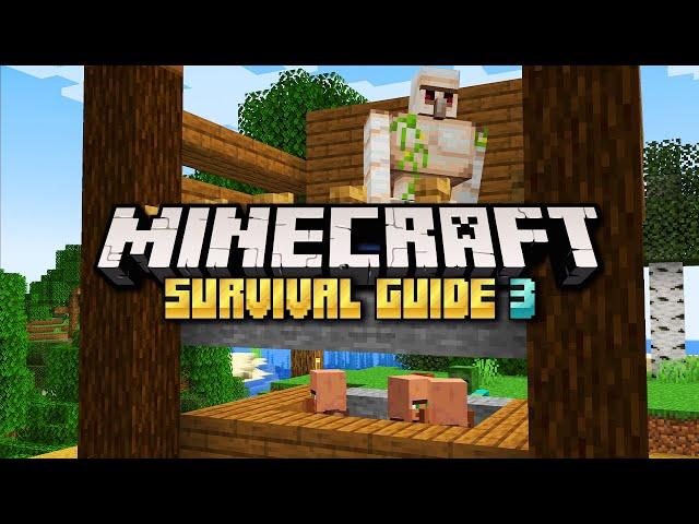 Minecraft 1.20 Iron Farm Tutorial! ▫ Minecraft Survival Guide S3 ▫ Tutorial Let's Play [Ep.38]