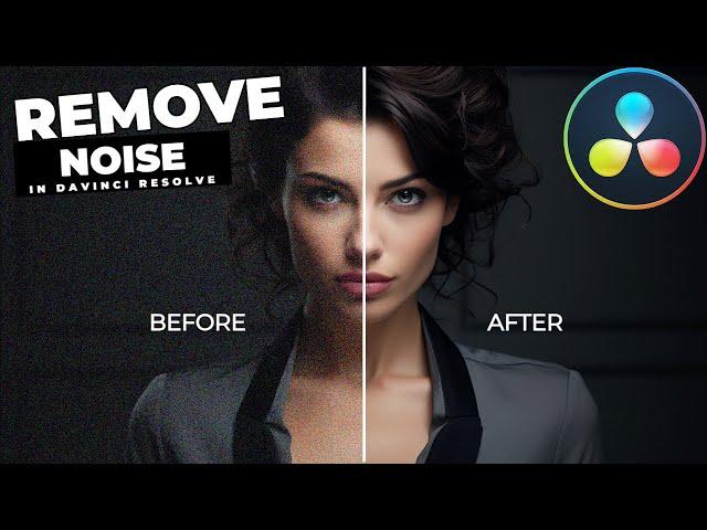 How To DENOISE Grainy VIDEO In Davinci Resolve (Studio)