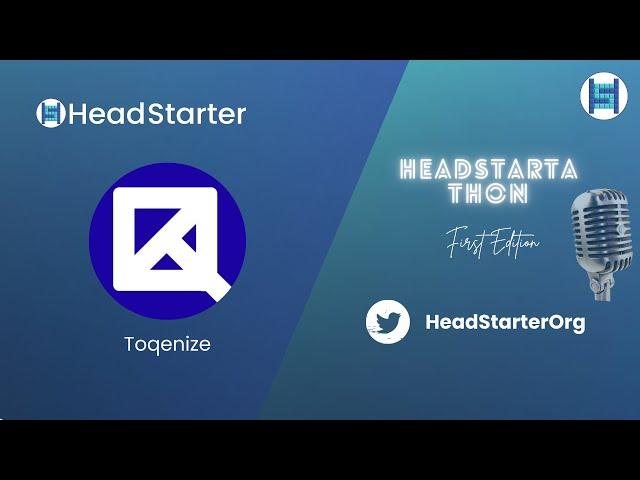 HeadStartaThon 1st Edition: Featuring Toqenize & the Future of RWA Tokenization!