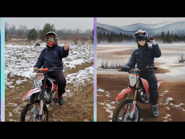 Новий "малюк" у сім'ї, пітбайк Geon x-ride 125.