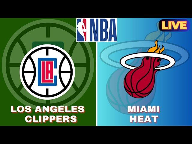 LIVE : Los Angeles Clippers Vs Miami Heat | SCOREBOARD | NBA | Basketball Match | Jan 14 2025