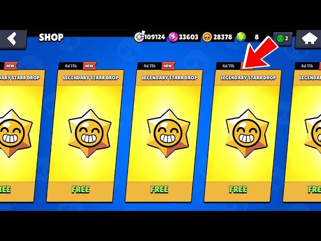 THANKSS!!  FREE LEGENDARY STARR GIFTS!!! 10,000 TROPHY ROAD ! 15 NEW BRAWLERS!! BRAWL STARS UPDATE