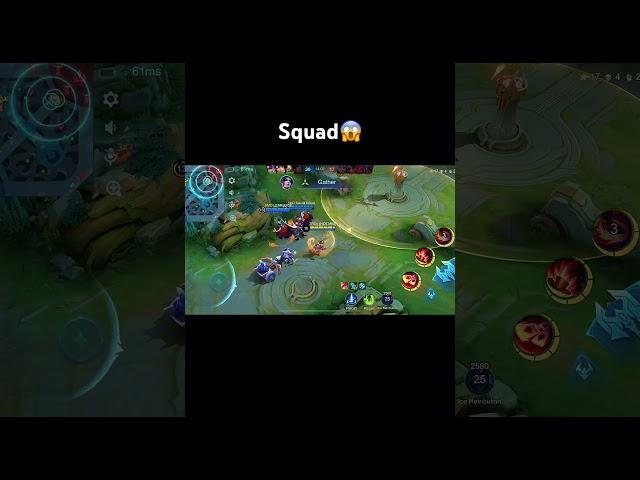 Squad SMD #mobilelegends #mlbb #shorts #hotarugaming
