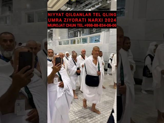 UMRA ZIYORATI.                          @QUDRATILLOUZ          #youtubeshorts #umra2024