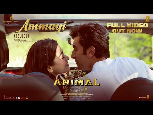 ANIMAL: Ammayi (Full Video) |Ranbir K,Rashmika | Raghav, Pritam Anantha | Sandeep Reddy V| Bhushan K