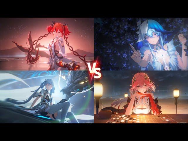 All 5 Characters’ Convene Animations!!! Who Do You Think Has The Best Gacha Pull Animation???