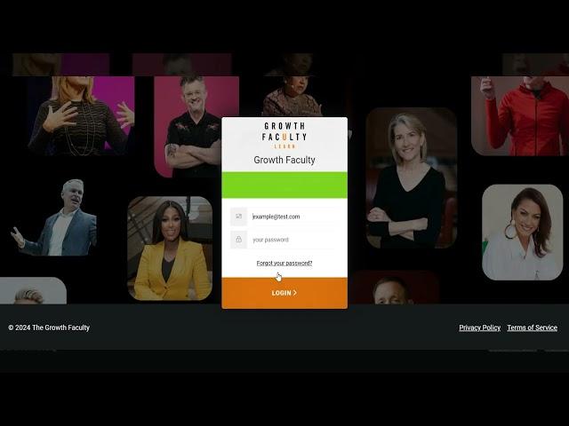 Reset your Growth Faculty Learning Portal Password