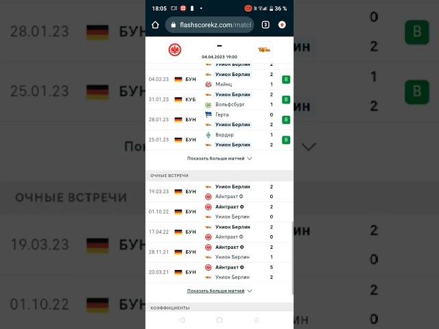 Айнтрахт Ф - Унион Берлин. Футбол. Германия: Кубок Германии - 1/4. Прогноз на матч. 04.04.2023