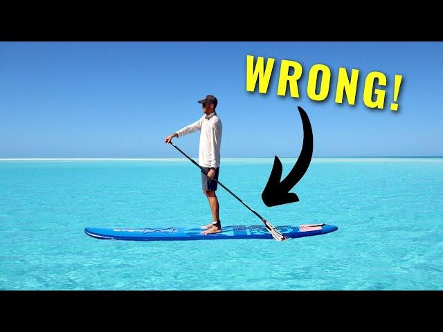 BEGINNER paddle board MISTAKE! (Are you doing this?)