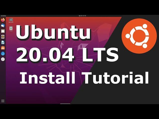 Ubuntu 20.04 LTS Linux Install Tutorial | Desktop | (Linux Beginners)