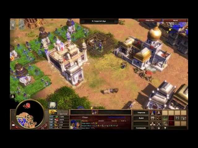 Resist  - India M3 - Hard Walkthrough - Age of Empires III Asian Dynasties