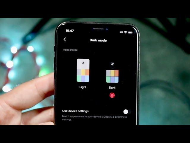 How To Get Dark Mode On TikTok! (2022)