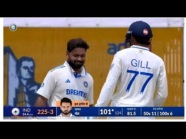 Rishabh pant 109 runs batting today l pant 100 l IND vs Ban 1st Test 3rd Day Match l 6th Pant