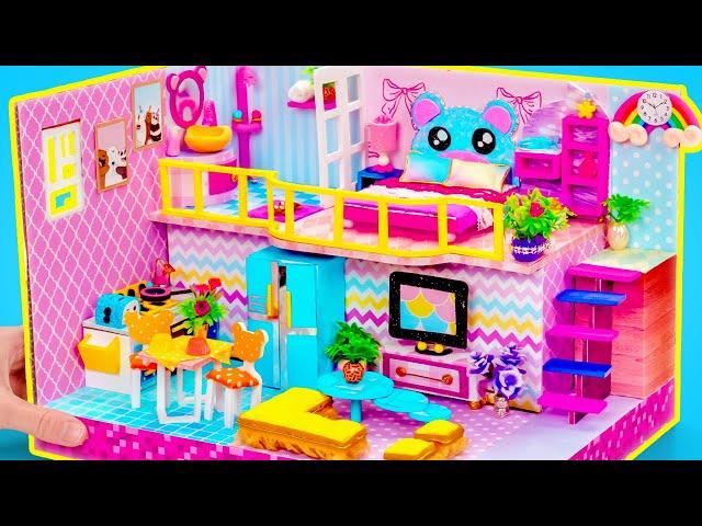 Teddy Bear Dream House!  DIY Miniature Furniture & Cute Decor