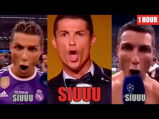 Every Single Cristiano Ronaldo Siuuu Meme Compilation (1 Hour)