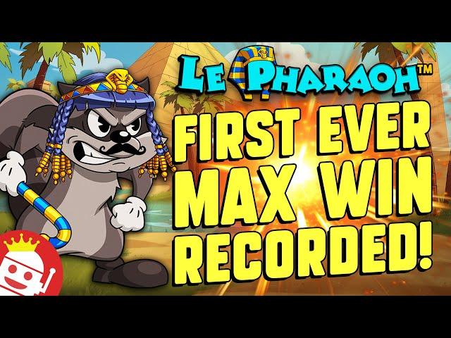 FIRST EVER LE PHARAOH MAX WIN!  NEW HACKSAW SLOT!