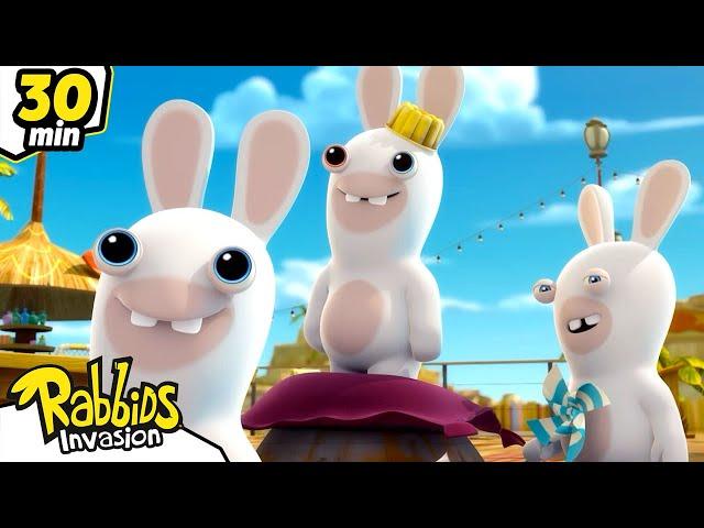 Rabbids under hypnosis ‍ | RABBIDS INVASION  | 30mn Compilation | Cartoon for kids