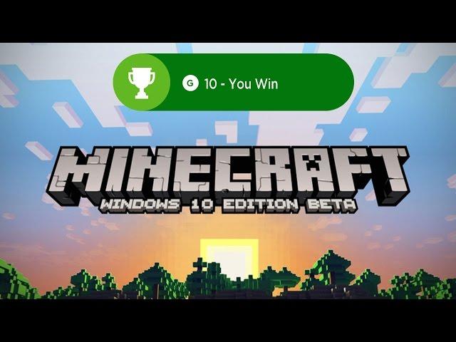 Minecraft Windows 10 Edition / PE - Achievement Gameplay / Guide