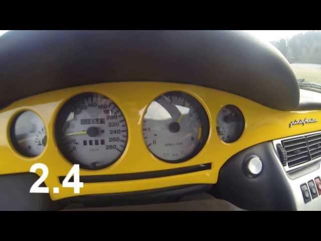 FIAT Coupé 20v Turbo 0-100km/h  acceleration