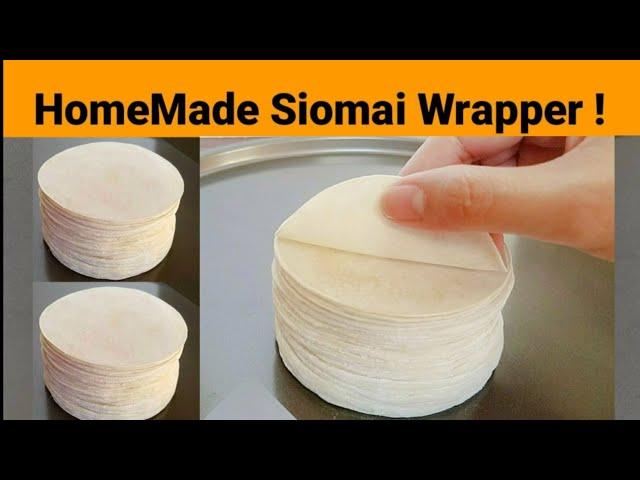 Homemade SIOMAI WRAPPER | How to Make Siomai Wrapper | Dumpling | Wonton | PINOY SIOMAI WRAPPER