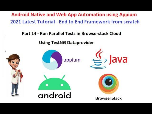 Part 14 - Appium Latest Tutorial - Run tests in Parallel in Browserstack cloud - TestNG Dataprovider