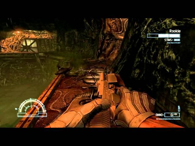 Aliens vs. Predator (2010) PC: Marine - Mission 2: Refinery - Gameplay
